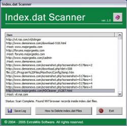 Official Download Mirror for Index.dat Scanner