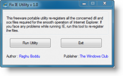 Official Download Mirror for Fix IE Utility