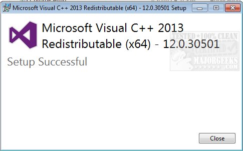 Download Microsoft Visual C 13 Redistributable Majorgeeks