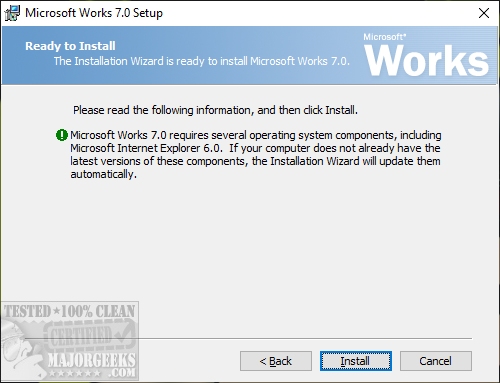 Ms Works Database