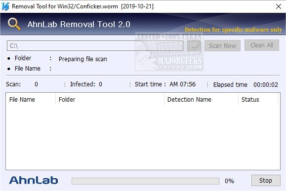 Ahnlab Removal Tool